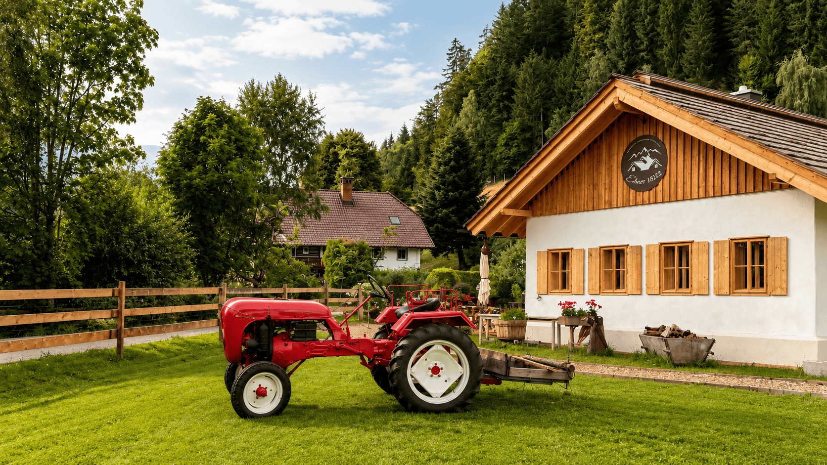 Ausfahrt mit dem Porschetraktor bei Ebner 1822