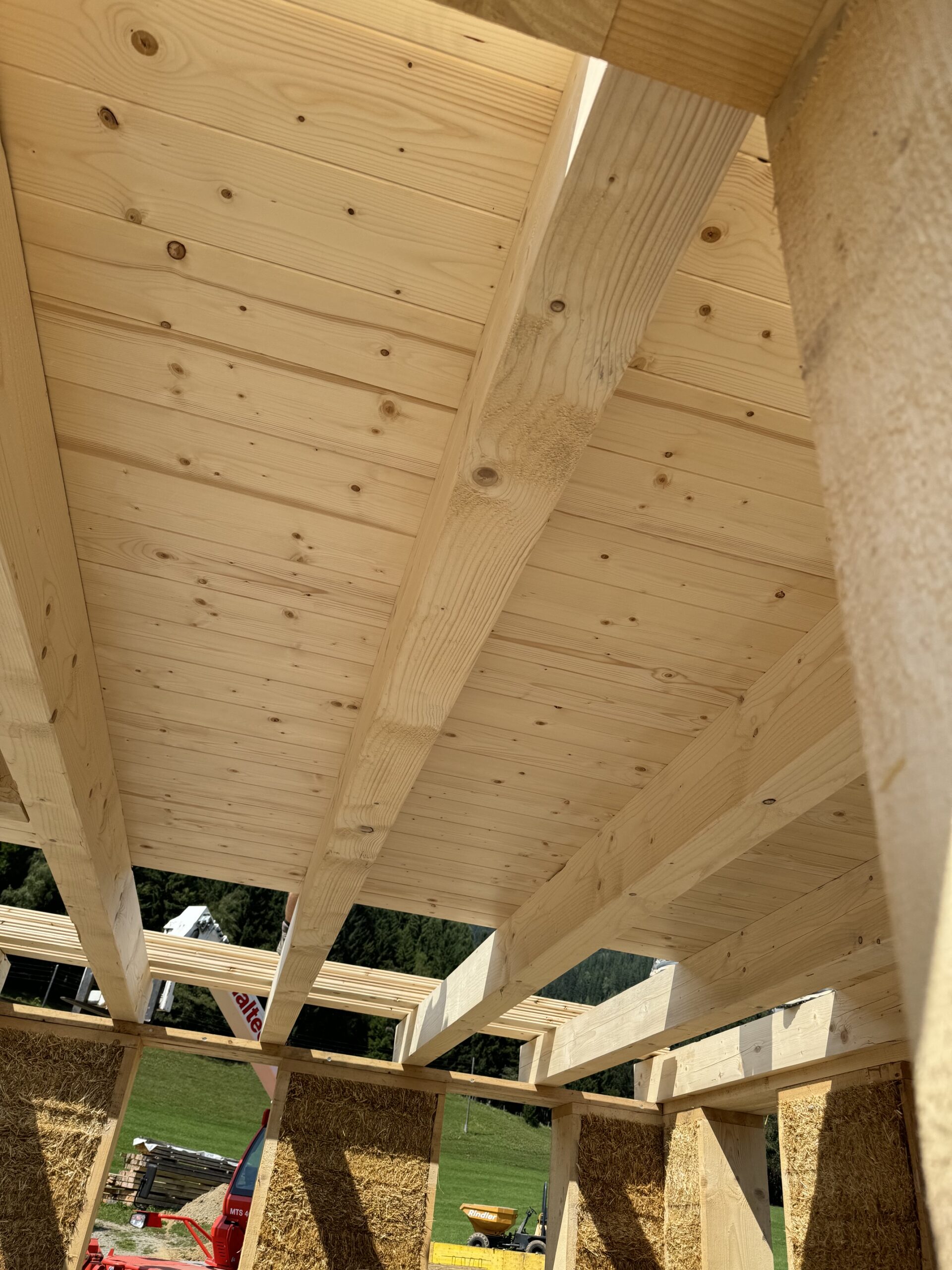 Wood from our own forest in Ebner's 1822 natural house